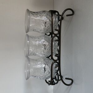 Princess House Trio Votives Wirt Metal Holder